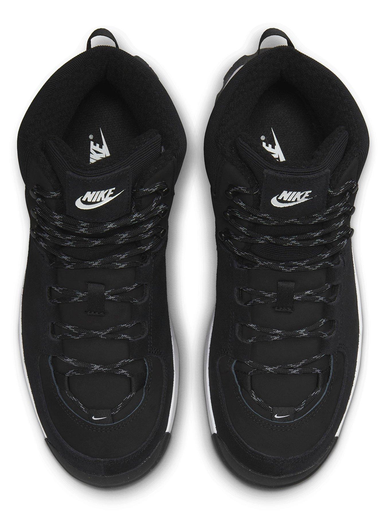 Black mens nike boots best sale