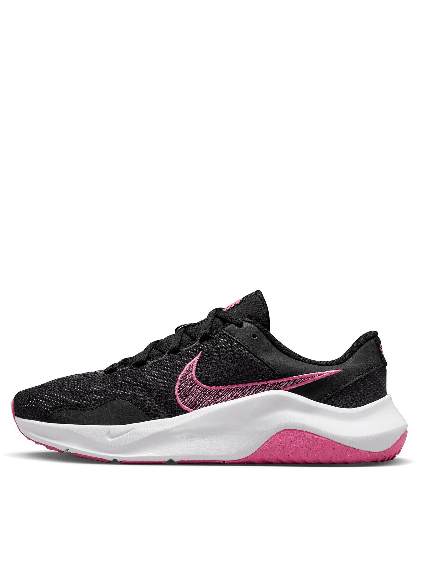 Nike downshifter hotsell black and pink