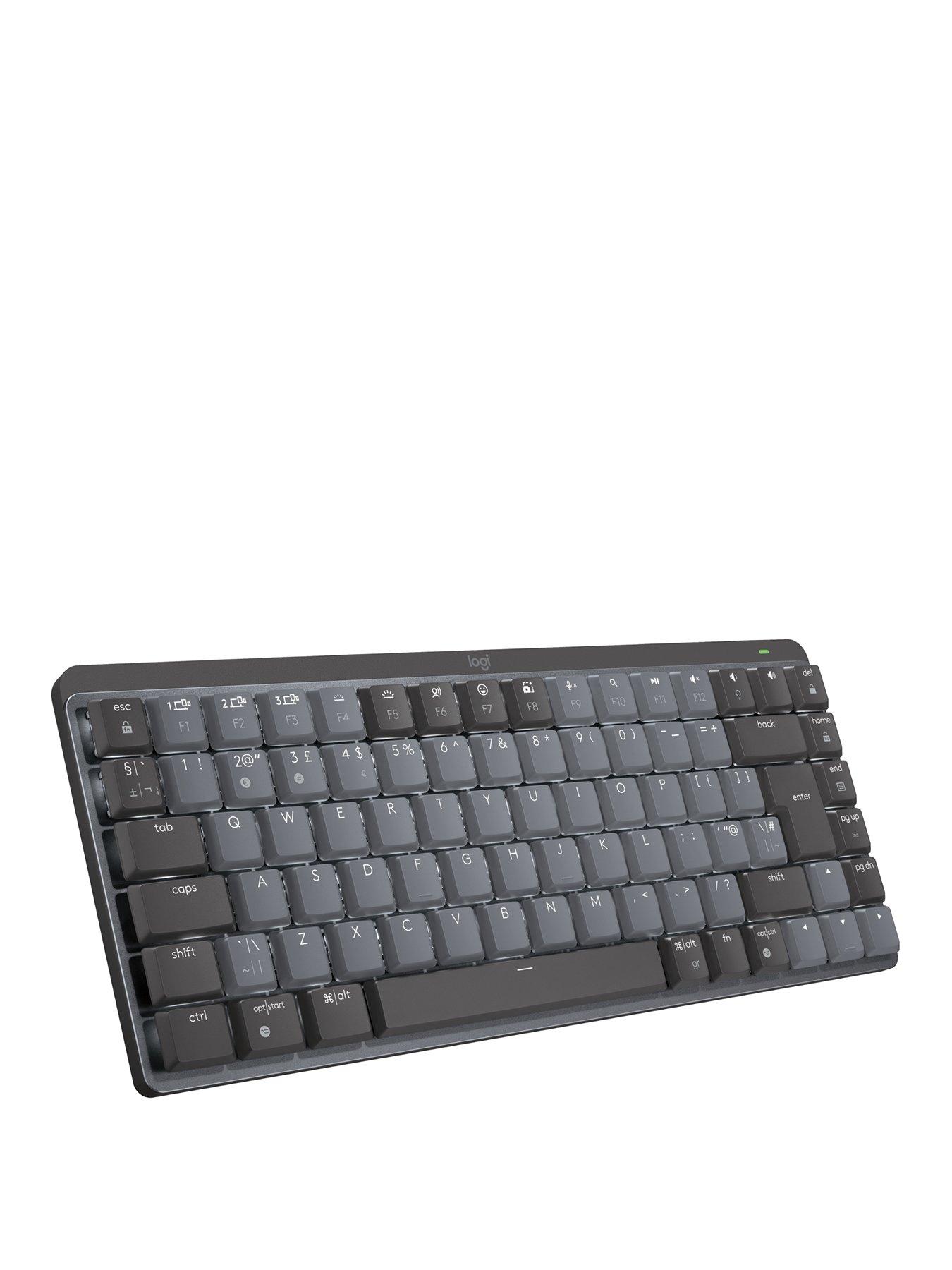 Image of Logitech MX Mechanical Mini Minimalist Wireless Illuminated Keyboard - GRAPHITE - UK - EMEA