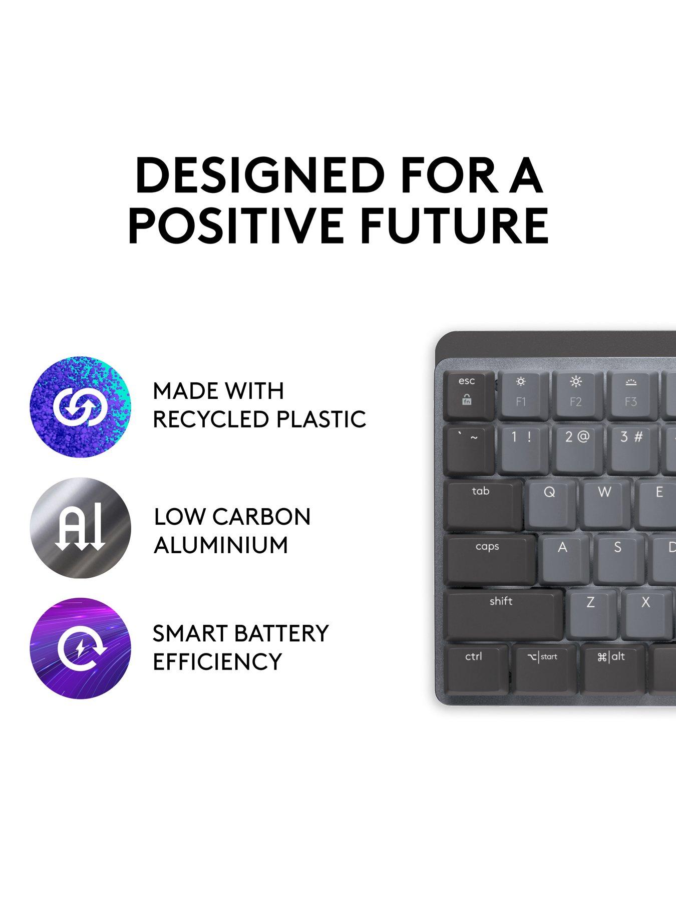 Image 5 of 8 of Logitech MX Mechanical Wireless Illuminated Performance Keyboard - GRAPHITE - UK - EMEA