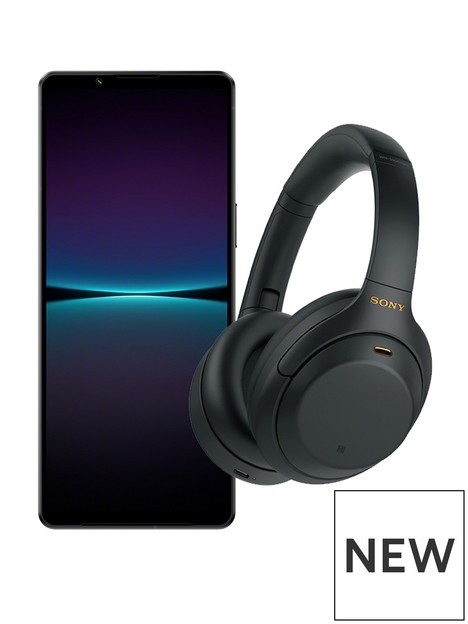sony-xperia-1-iv-blacknbspwith-sony-wh-1000xm4-headphones