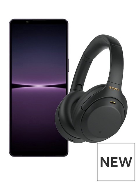 sony-xperia-1-iv-purplenbspwith-sony-wh-1000xm4-headphones