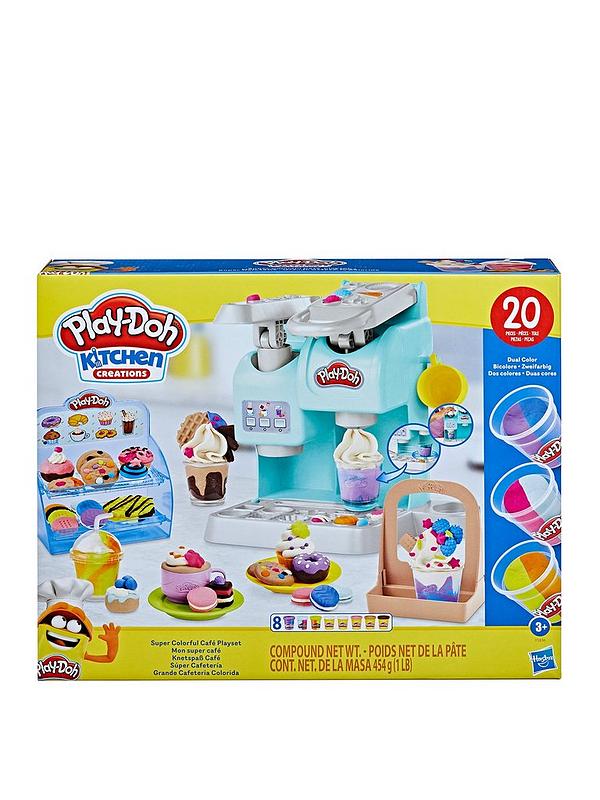 Image 2 of 7 of Play-Doh Kitchen Creations Super Colourful Cafe Playset with 20 Pieces