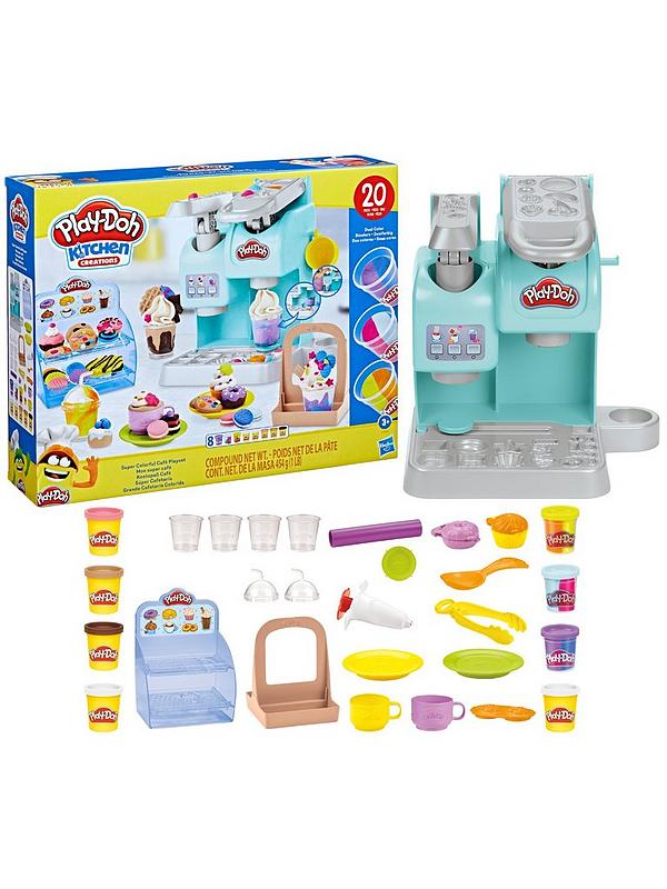 Image 3 of 7 of Play-Doh Kitchen Creations Super Colourful Cafe Playset with 20 Pieces
