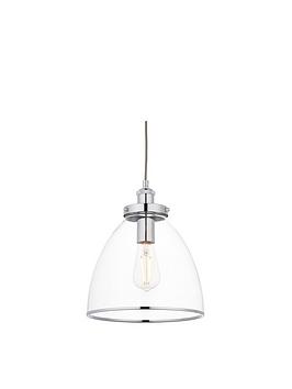 Product photograph of Very Home Jamey Pendant - Chrome from very.co.uk