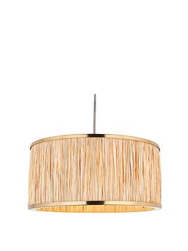 Product photograph of Very Home Rio Easy Fit Pendant from very.co.uk