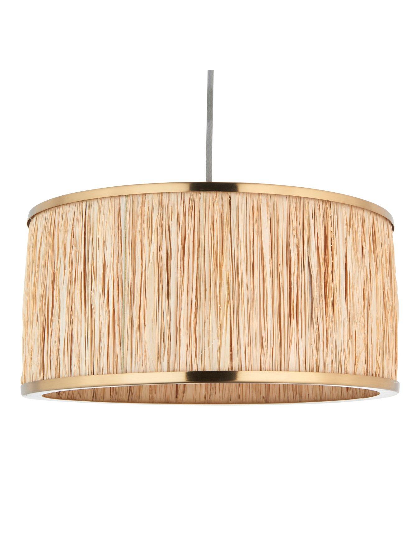 Single drum store pendant light