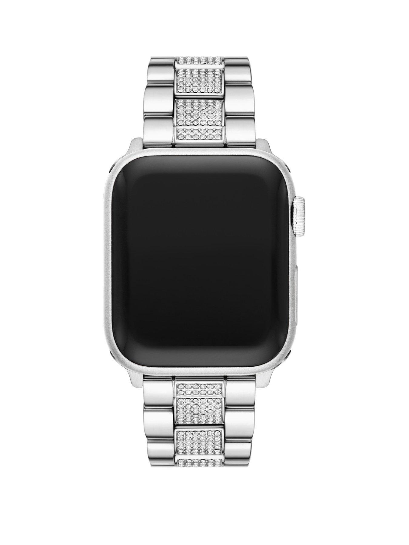 Michael Kors Ladies Apple Strap Stainless Steel very.co.uk