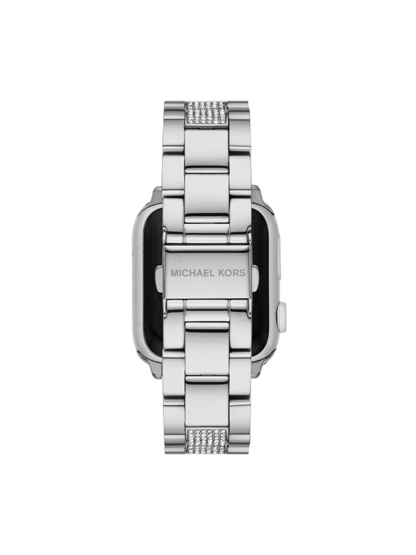 Michael Kors Ladies Apple Strap Stainless Steel 