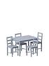  image of vida-designs-yorkshirenbsp108-cm-dining-table-plus-4-chairs-grey