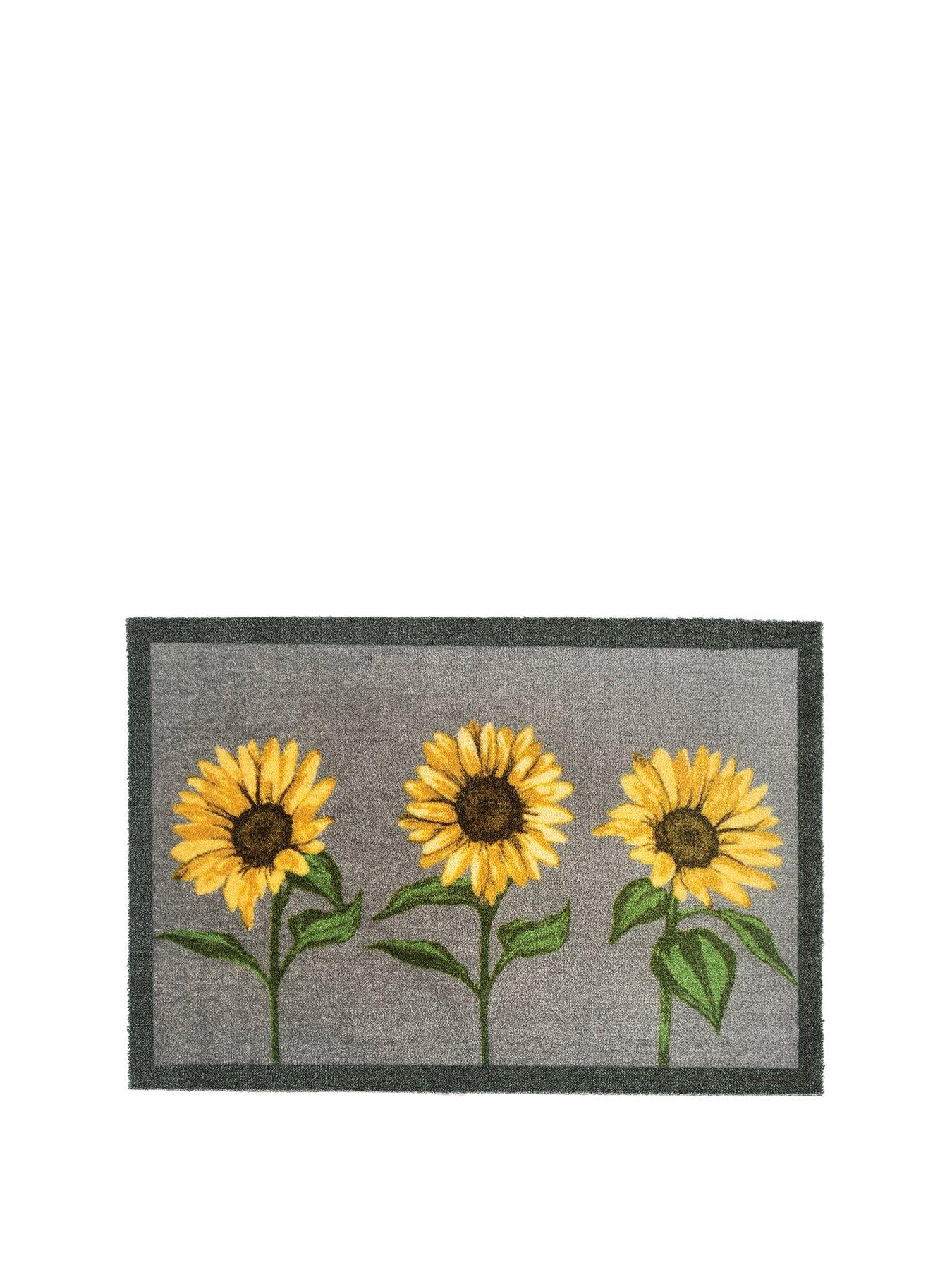 Product photograph of My Mat Sunflowers Doormat from very.co.uk