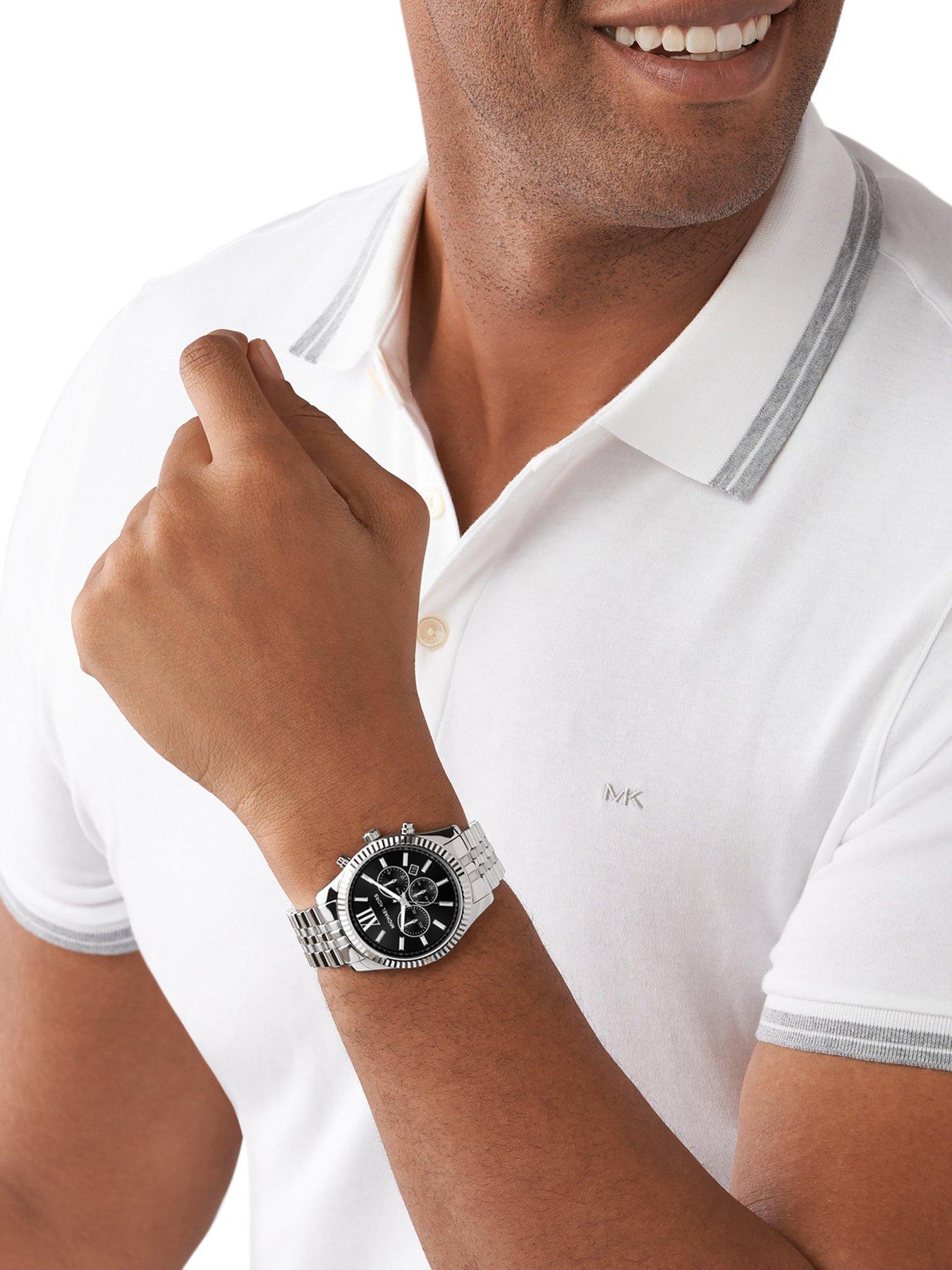 Michael kors polo store mens silver