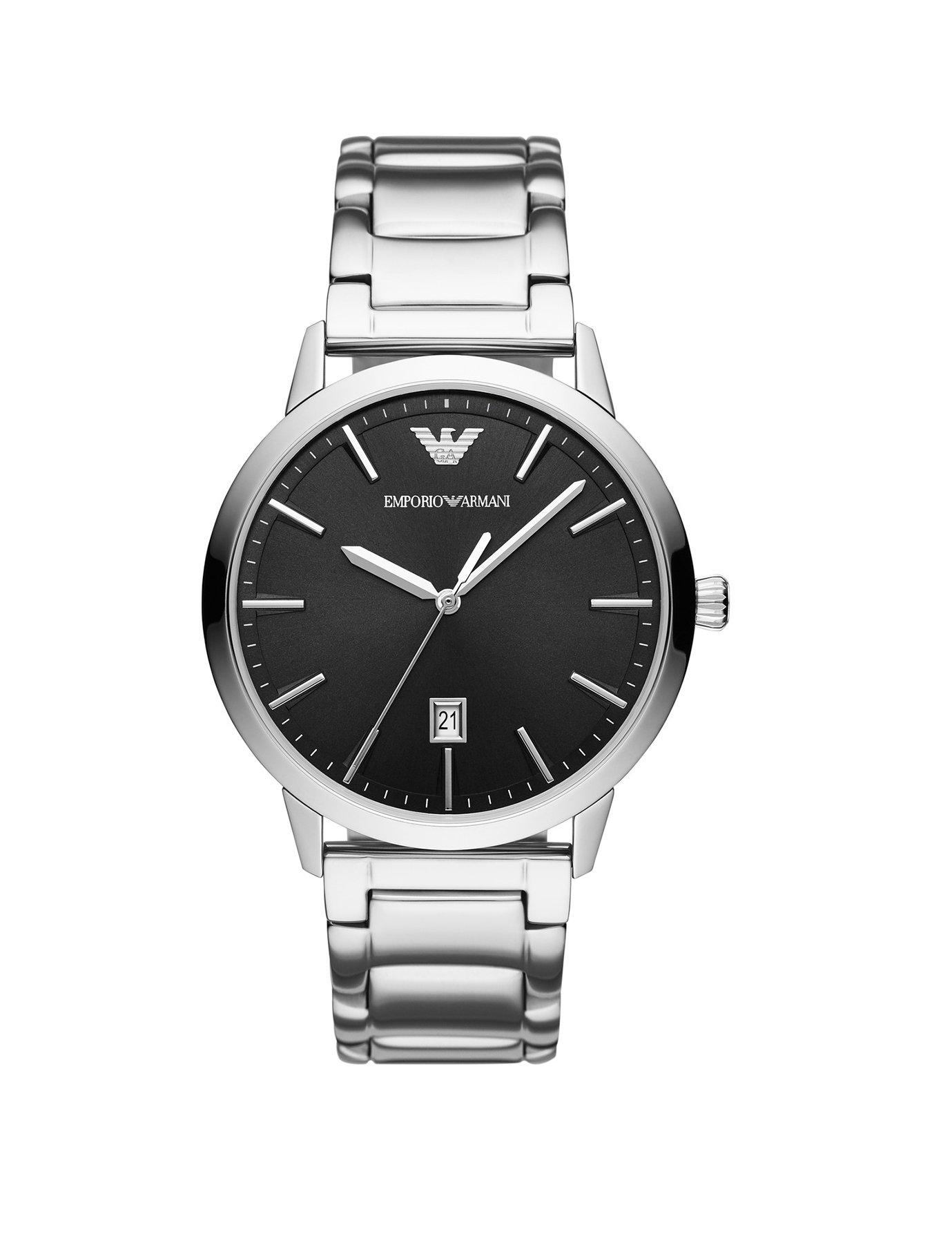 Emporio Armani Mens Watch Stainless Steel 