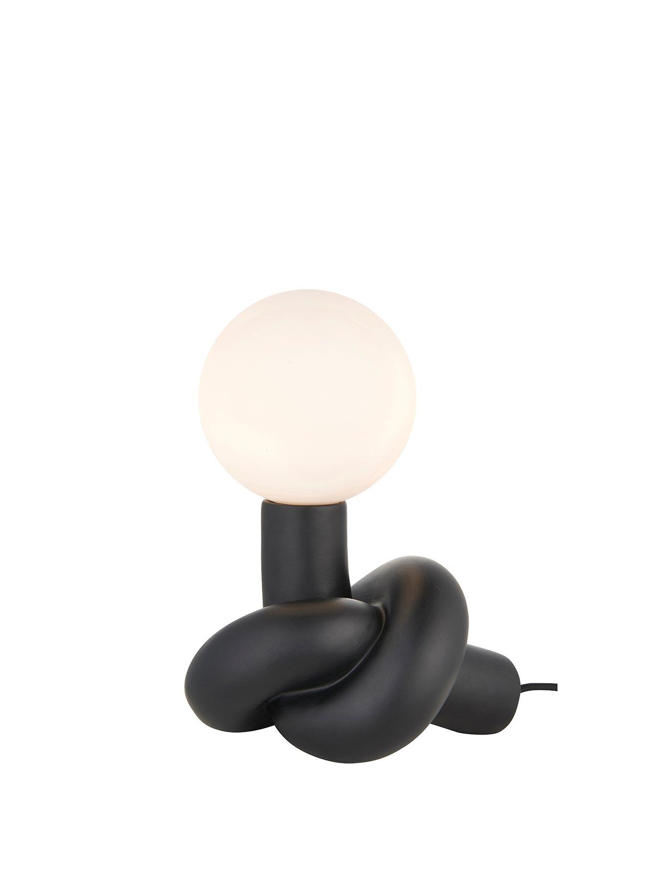 Product photograph of Knot Table Lamp from very.co.uk