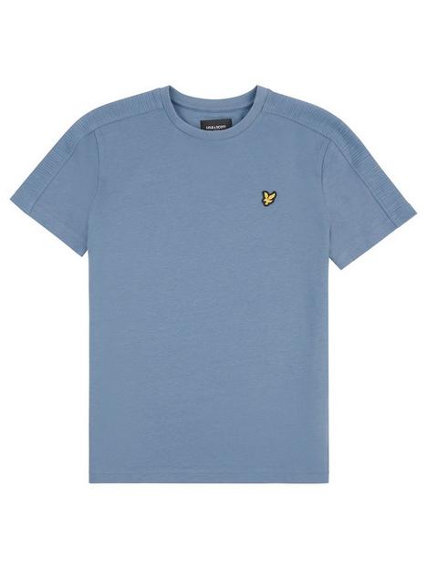lyle-scott-boys-ottoman-panel-short-sleeve-t-shirt-china-blue