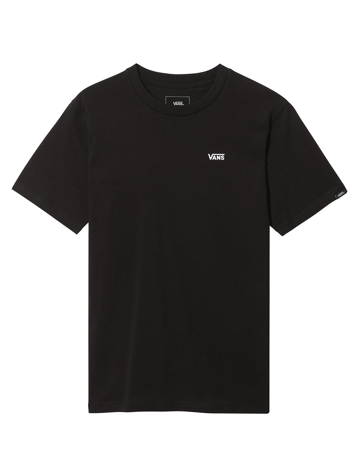 Vans Boys Left Chest Logo T-Shirt - Black