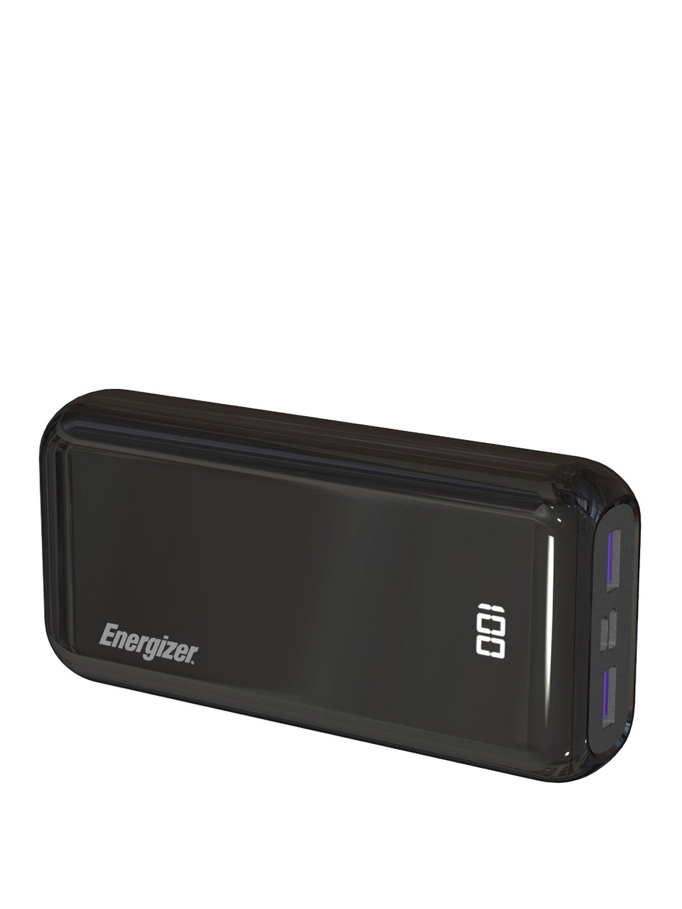 Energizer 20,000mAh Power Bank with USB-C Power Delivery (PD) and