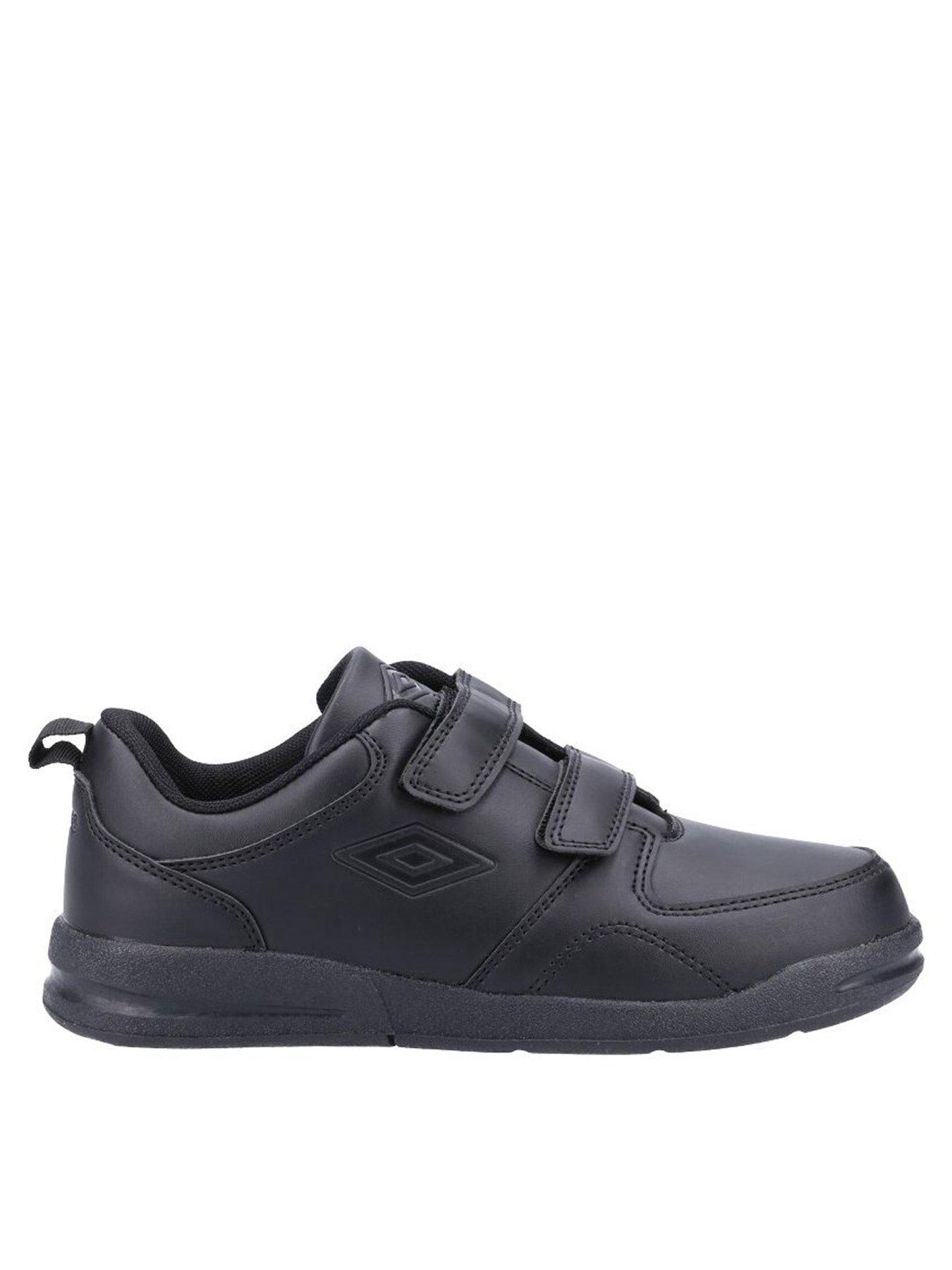 Junior black velcro sales trainers