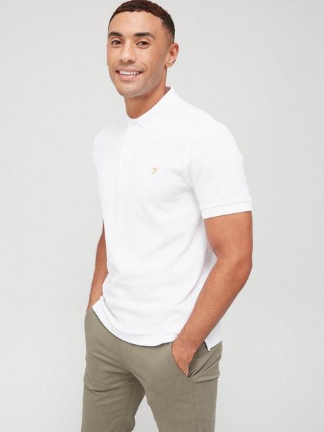 farah-nbspblanes-short-sleeve-polo-shirt-white