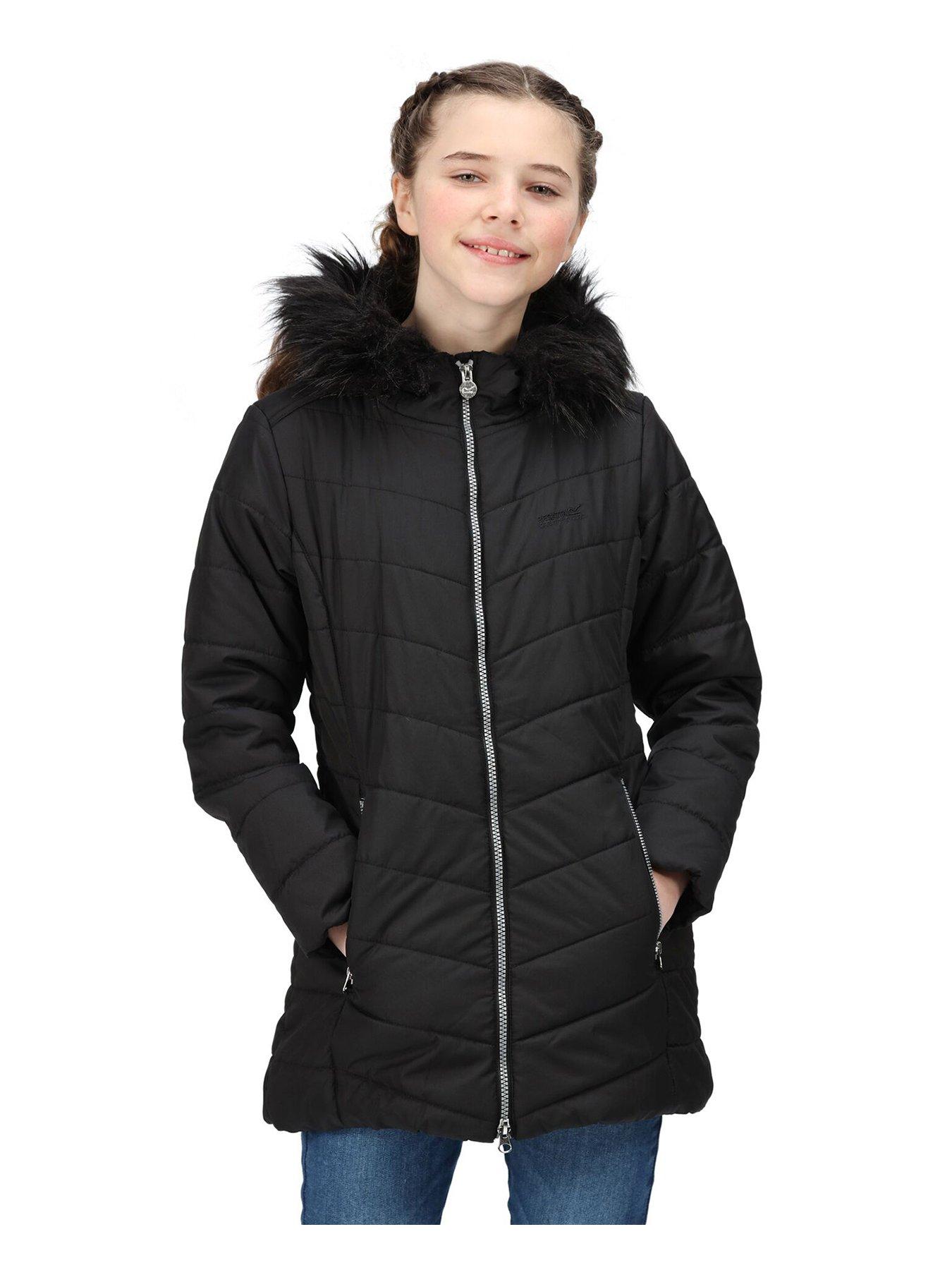 Regatta Girls Fabrizia Jacket - Black | Very.co.uk