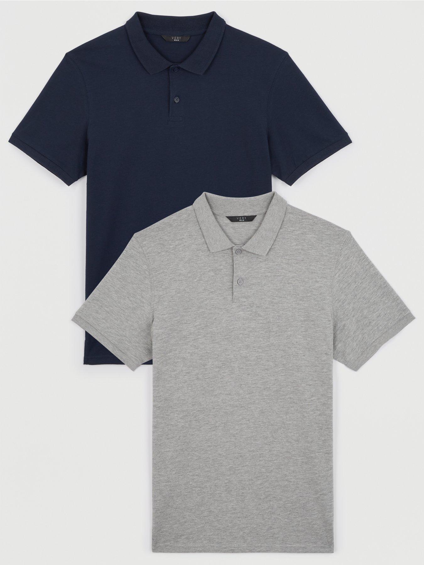 undefined 2 Pack Jersey Polo Shirt - Multi