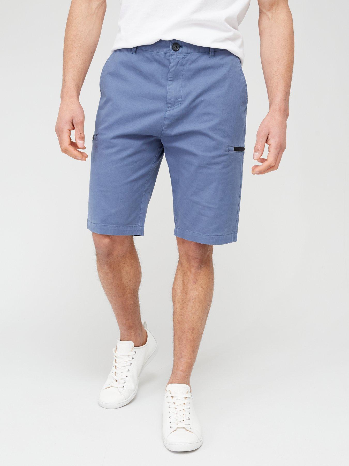 Men's shorts with hot sale zip pockets uk