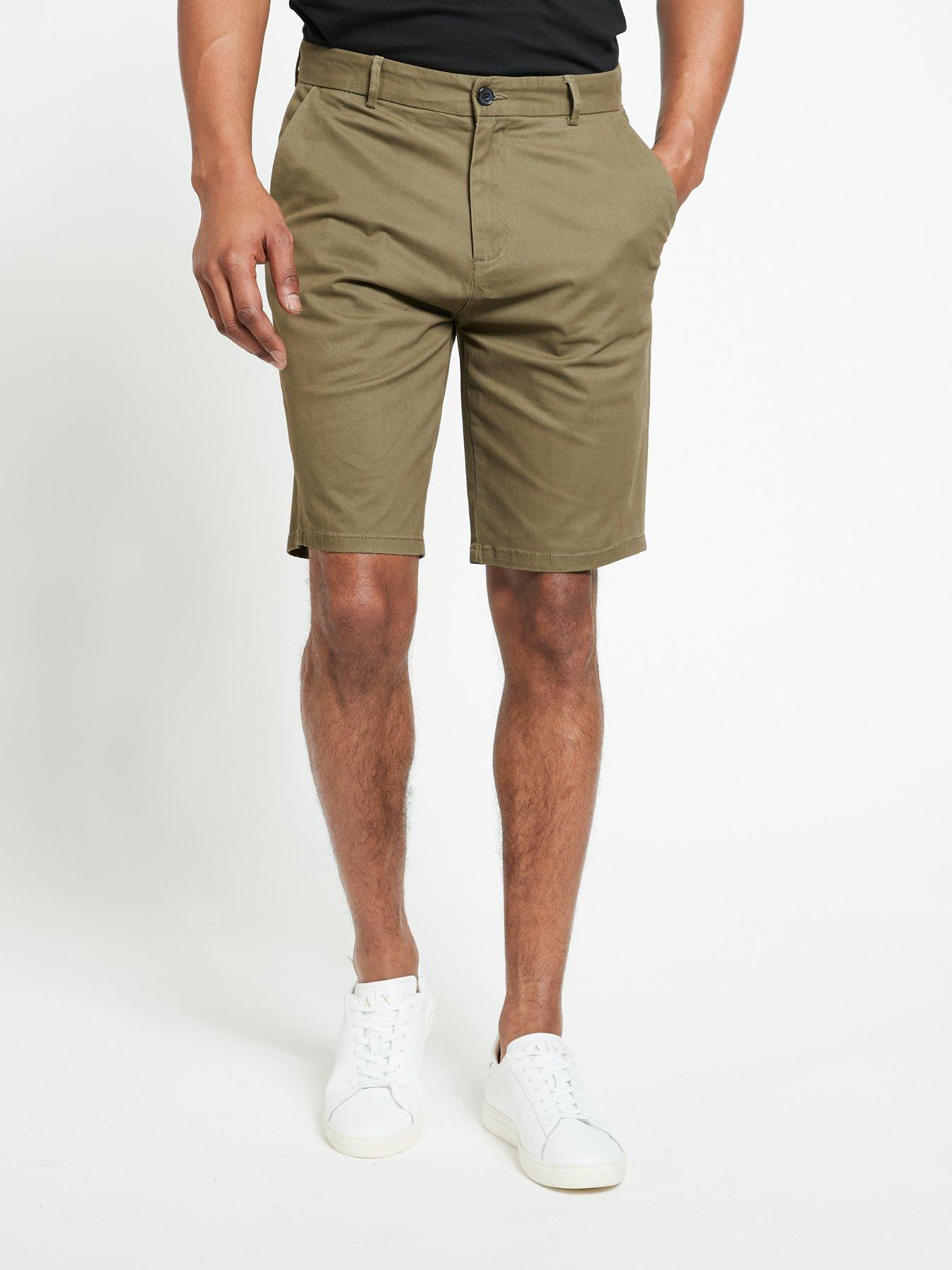 Mens chino sale shorts elasticated waist