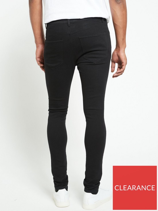 stillFront image of everyday-stretch-super-skinny-jeans-black