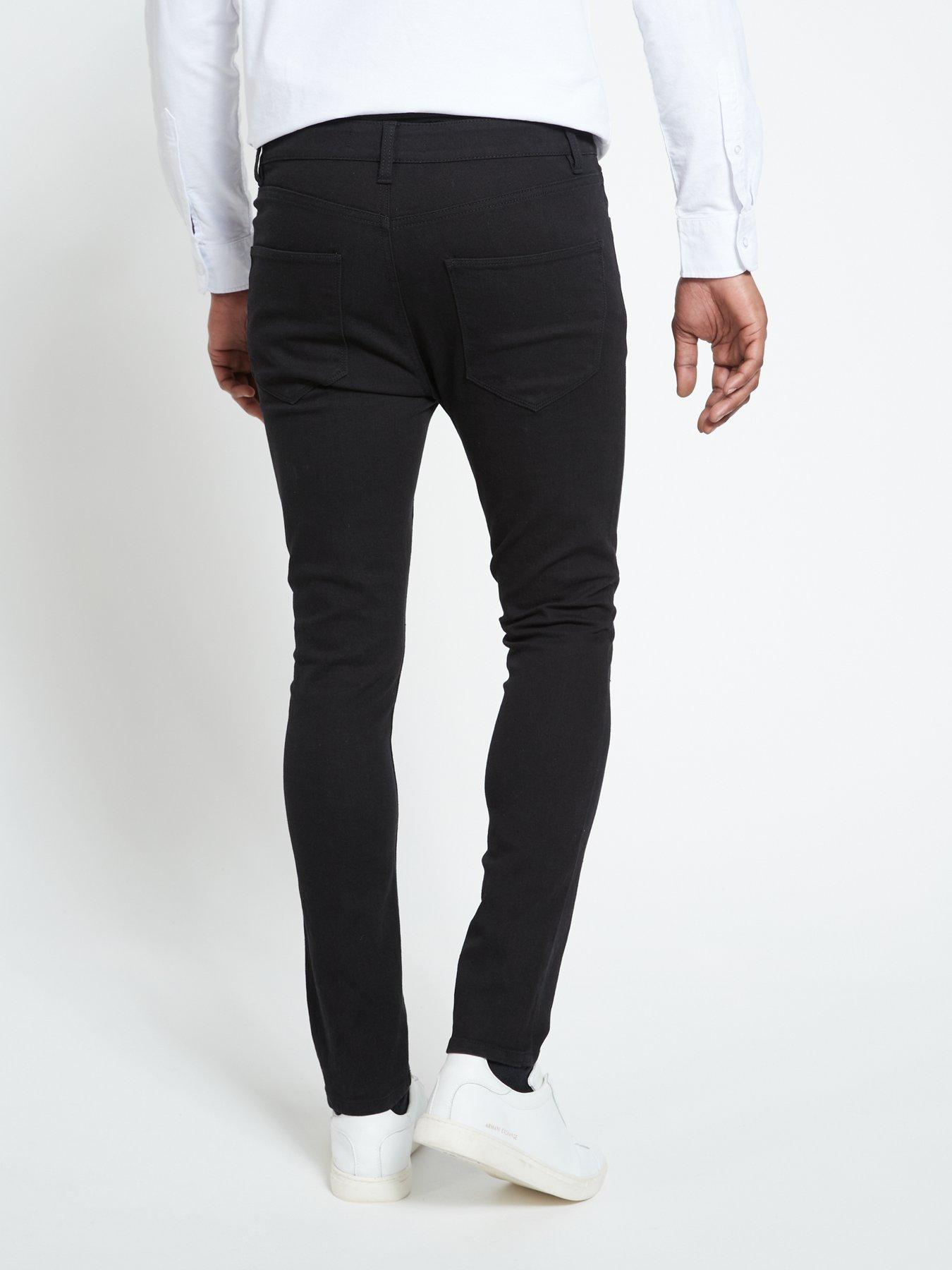 Skinny stretch sales jeans black