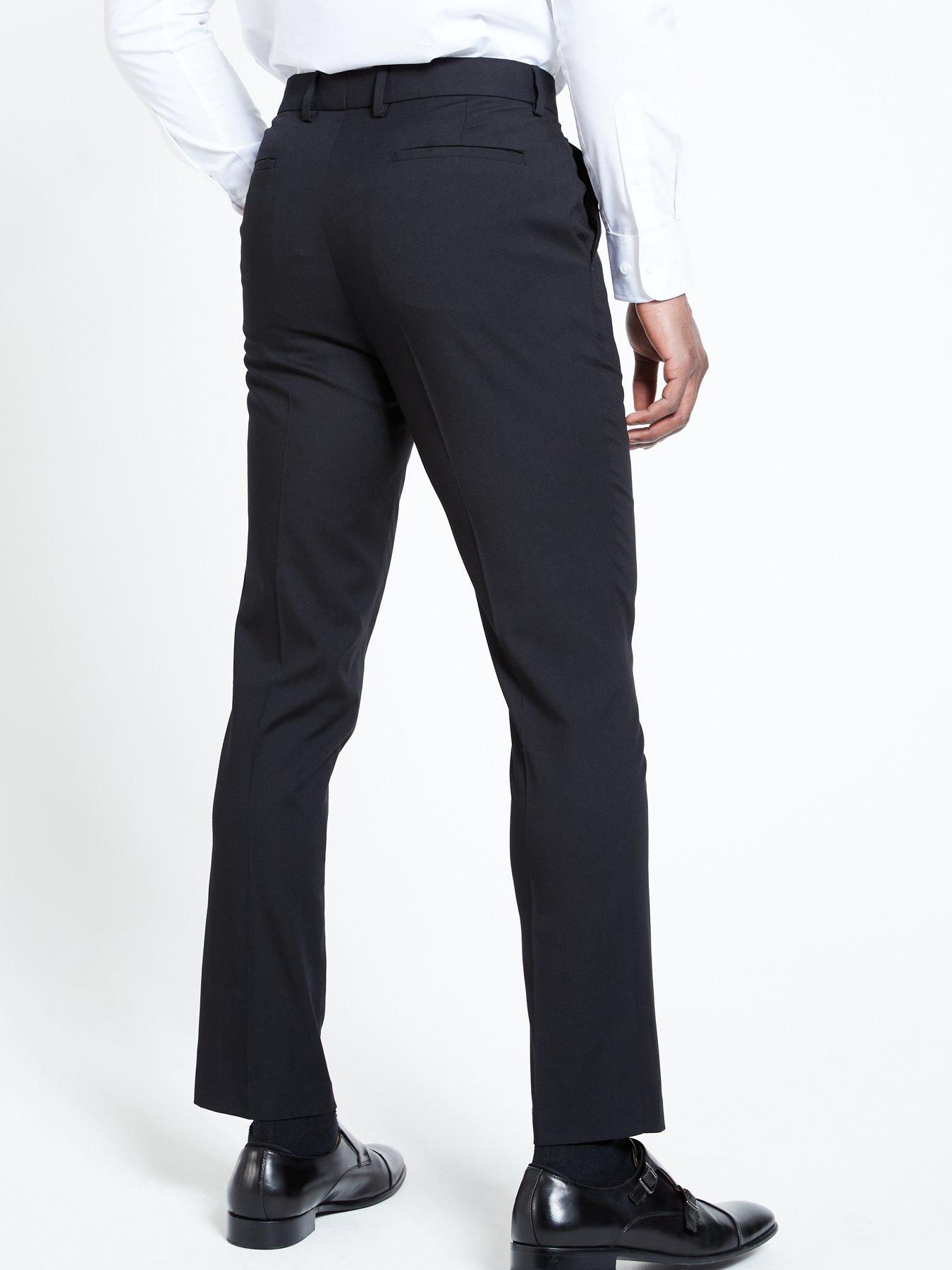 Image 2 of 6 of Everyday Slim Suit Trousers - Black