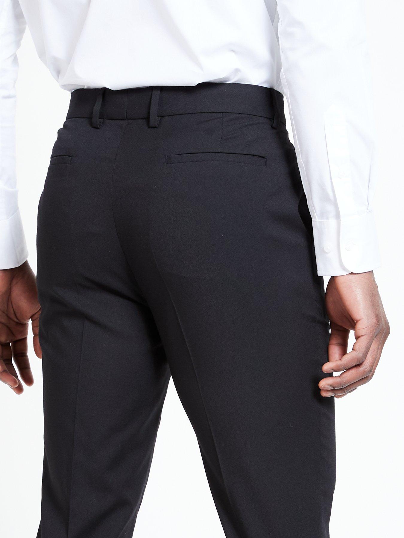 Image 4 of 6 of Everyday Slim Suit Trousers - Black