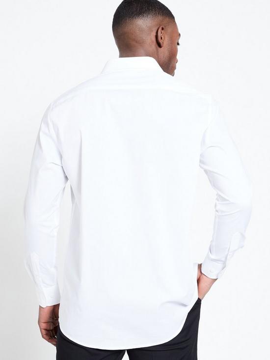 stillFront image of everyday-long-sleeve-button-down-oxford-shirt-white