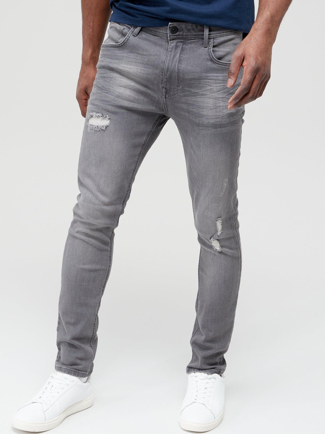 leren hoogte bladzijde Grey | Jeans | Men | www.very.co.uk