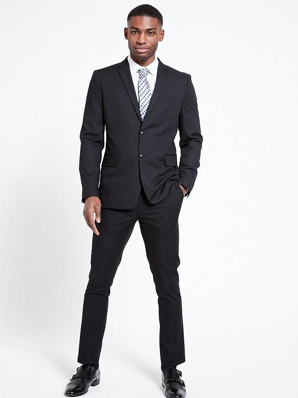 Everyday Slim Suit Jacket - Black | Very.co.uk