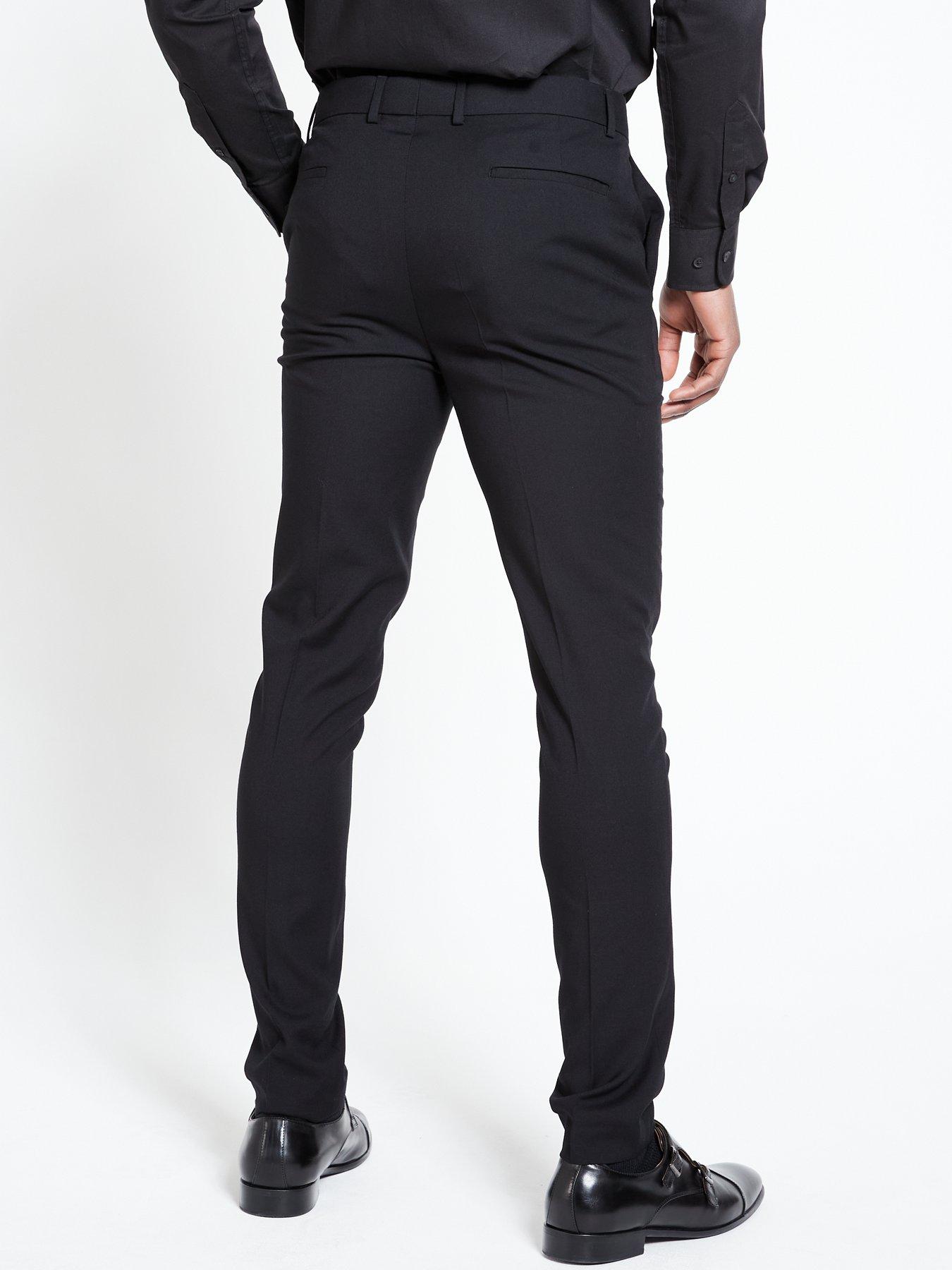 Everyday Skinny Formal Trousers - Black | Very.co.uk