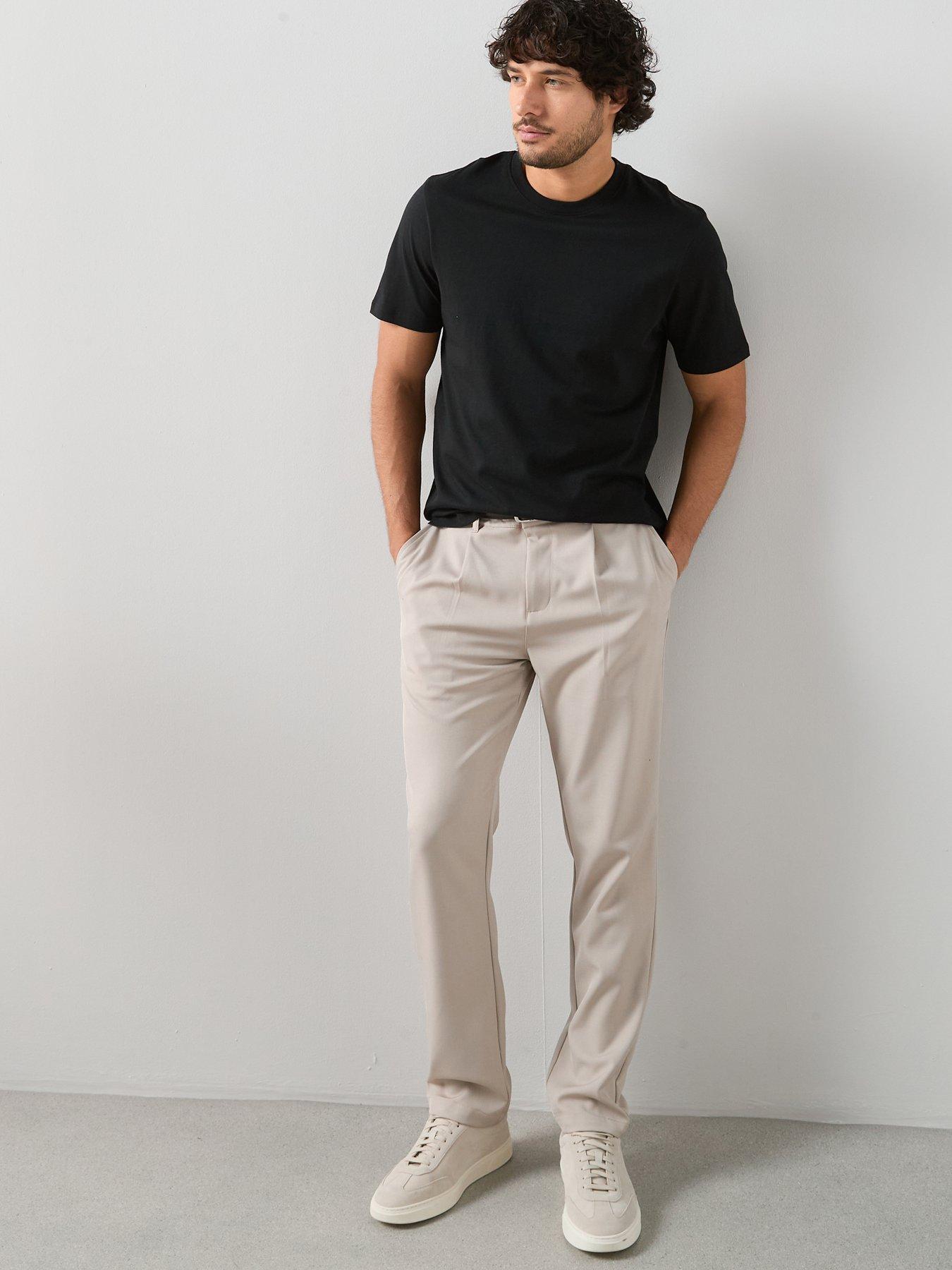 Image 4 of 7 of The Very Collection 2 Pack Pure Cotton Essential Crew Neck T-shirts - Black