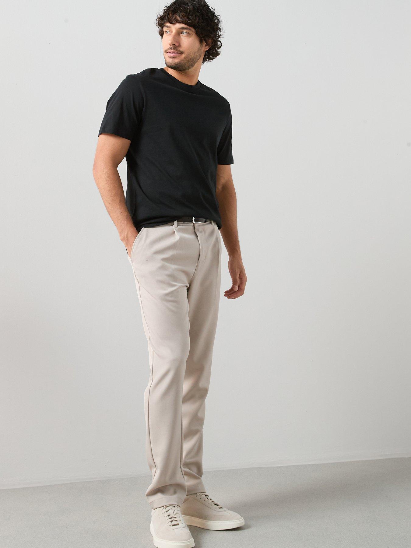 Image 6 of 7 of The Very Collection 2 Pack Pure Cotton Essential Crew Neck T-shirts - Black