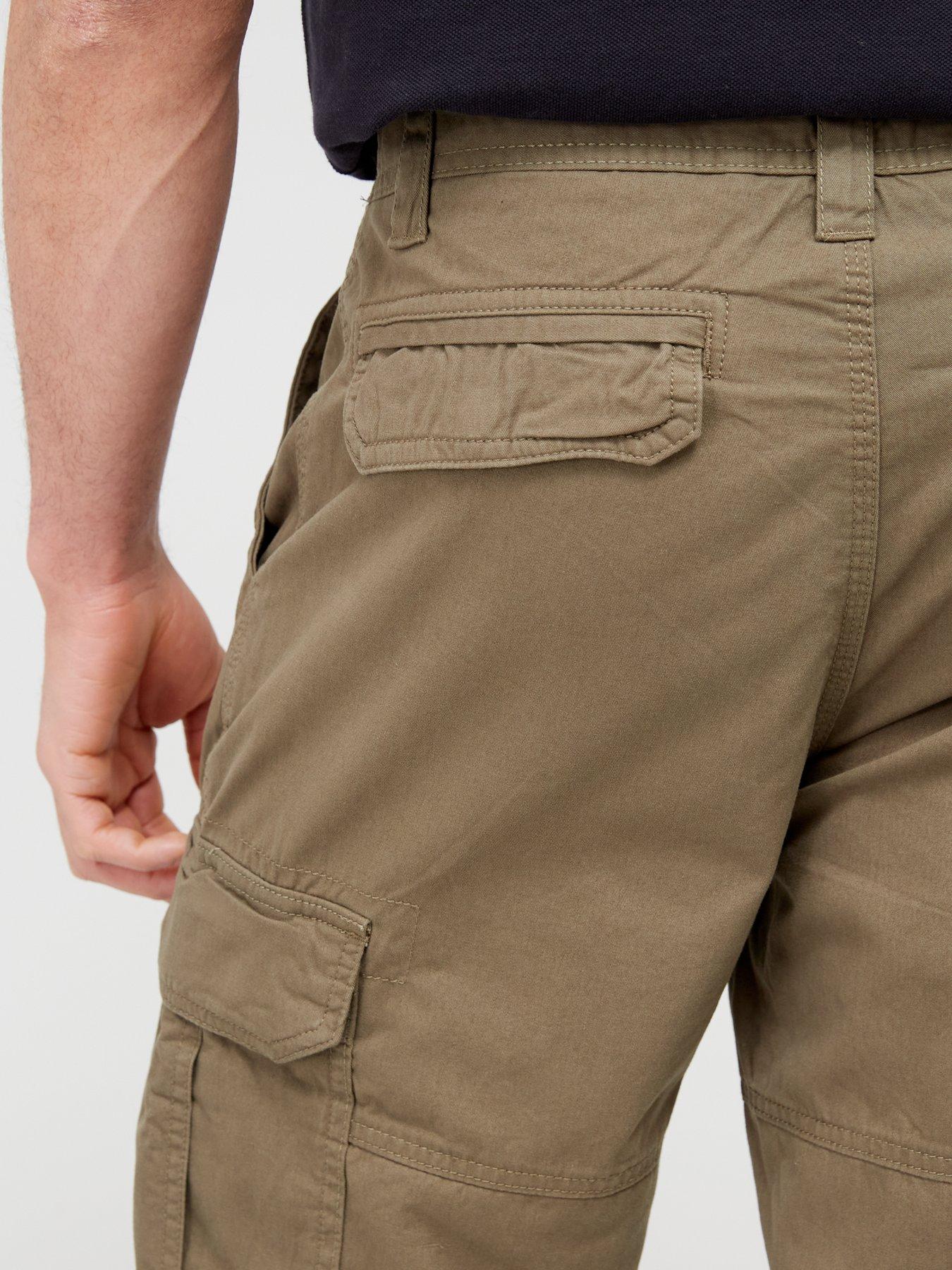 Very Man Cargo Short - Khaki | Very.co.uk