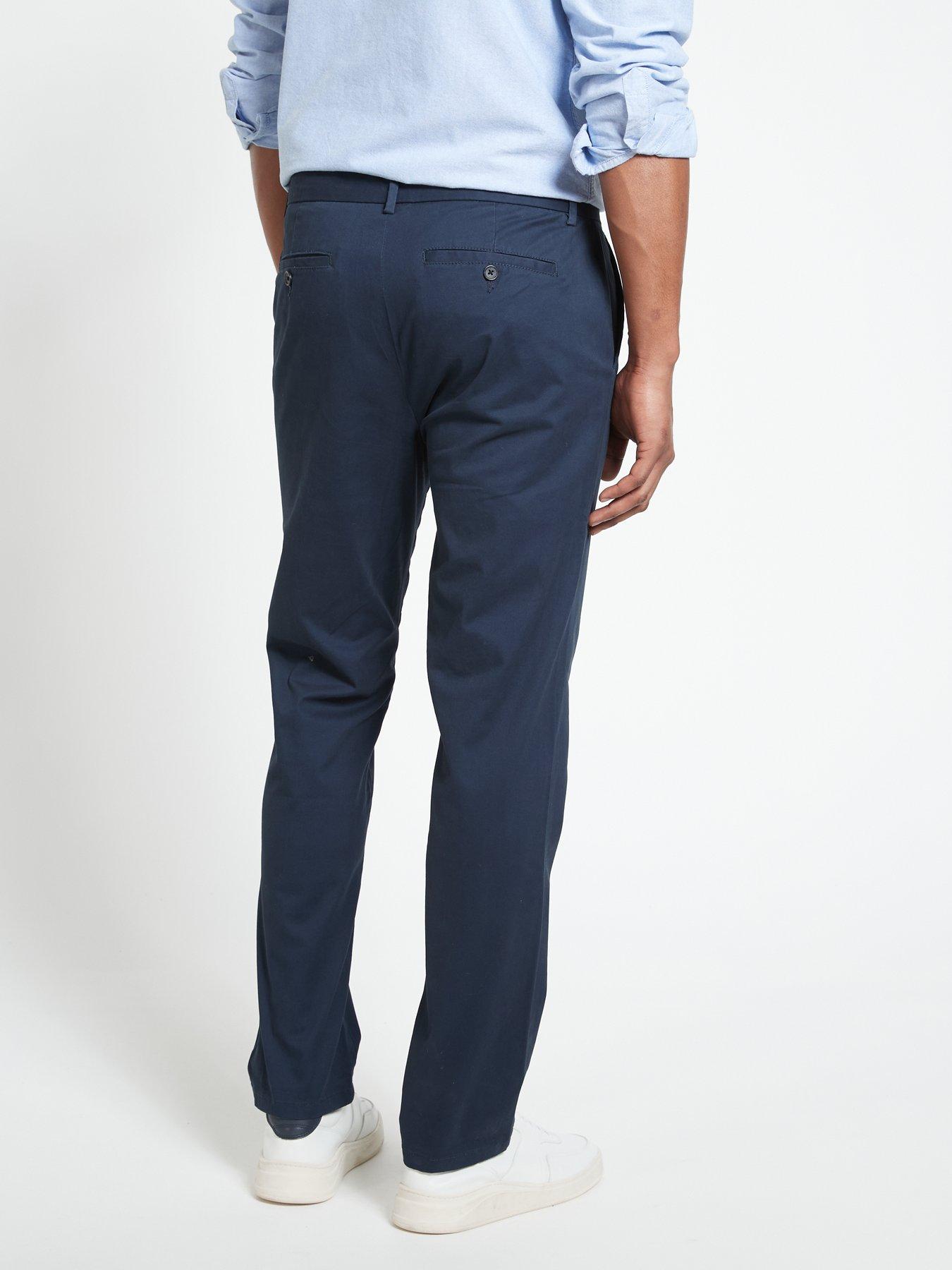 Image 2 of 6 of Everyday Slim Chino Trousers - Navy