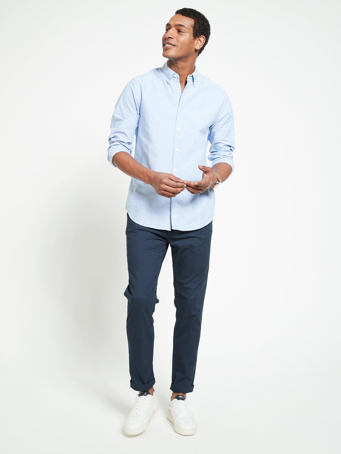 Image 3 of 6 of Everyday Slim Chino Trousers - Navy