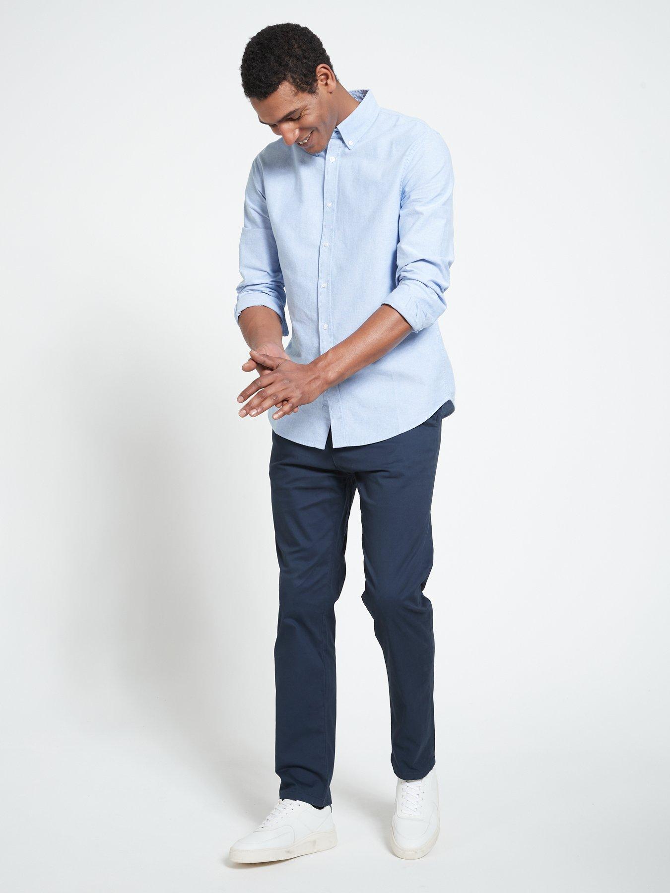 Image 4 of 6 of Everyday Slim Chino Trousers - Navy