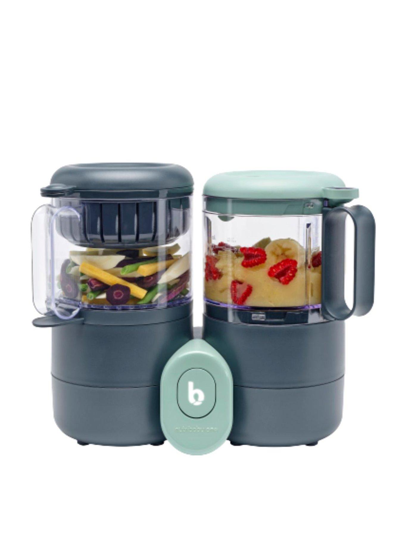 Image 1 of 8 of Babymoov Nutribaby One Baby Food Processor/Blender/Steamer - Black