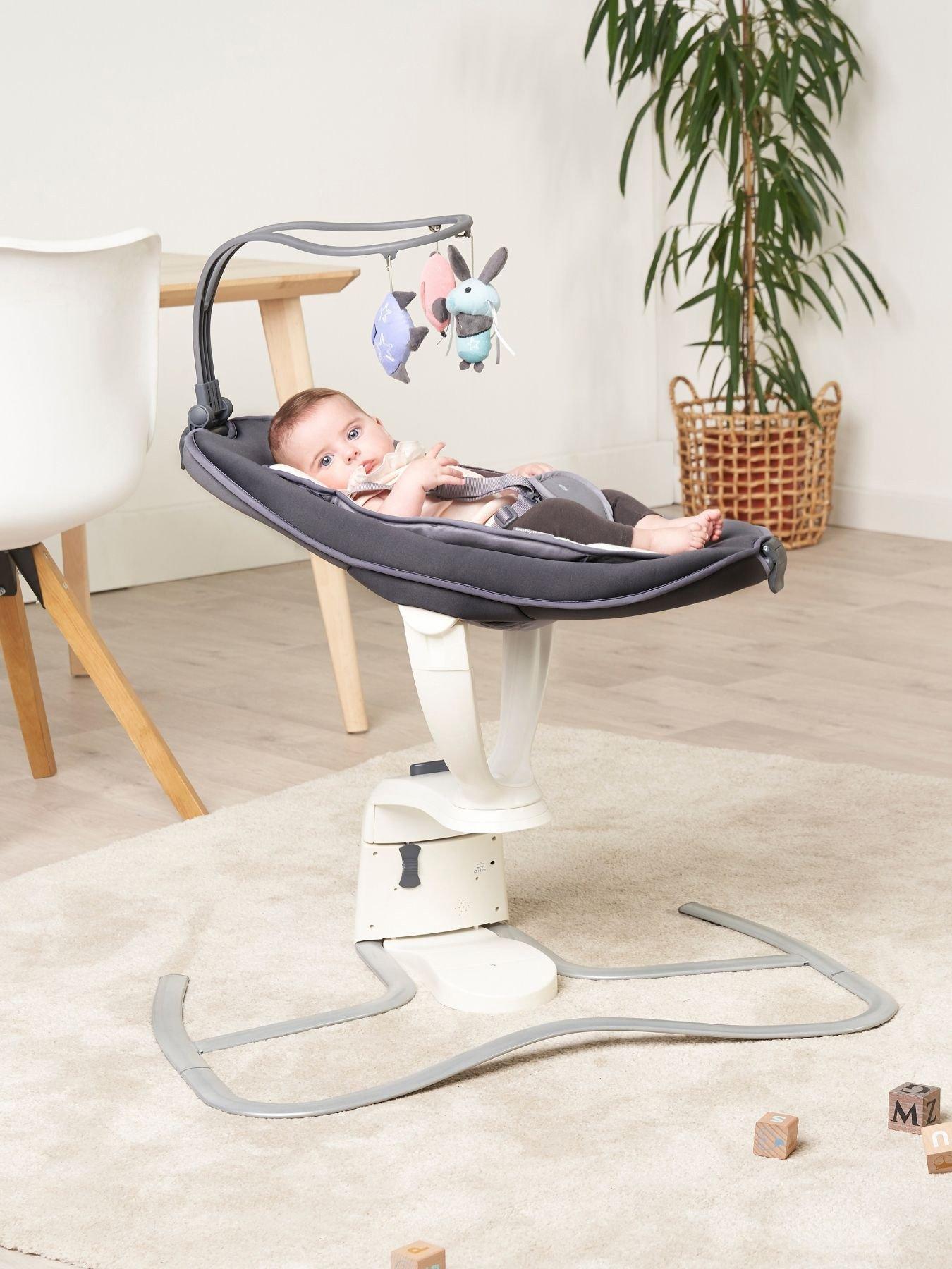 Grey baby swing store chair