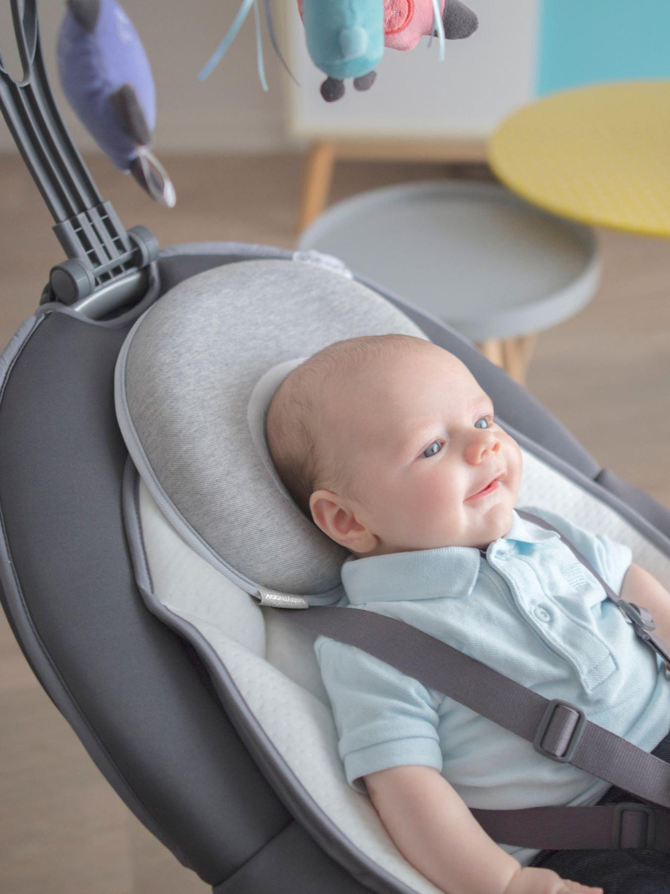 Babymoov Cosyhead Fresh Flat Head Newborn Baby Support Pillow Smokey