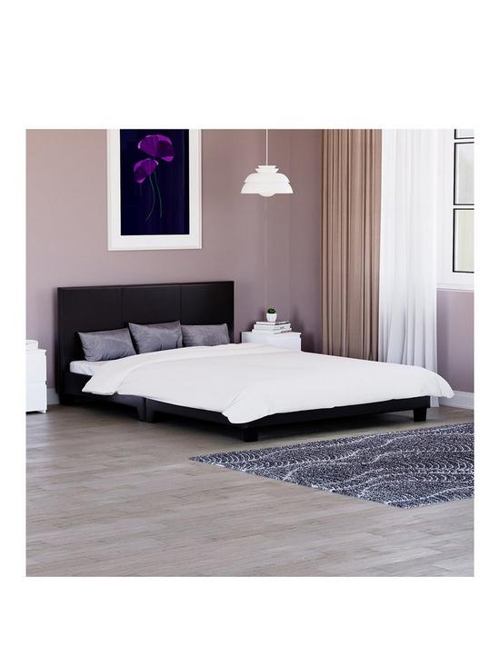 front image of vida-designs-hurleynbspfaux-leather-bed