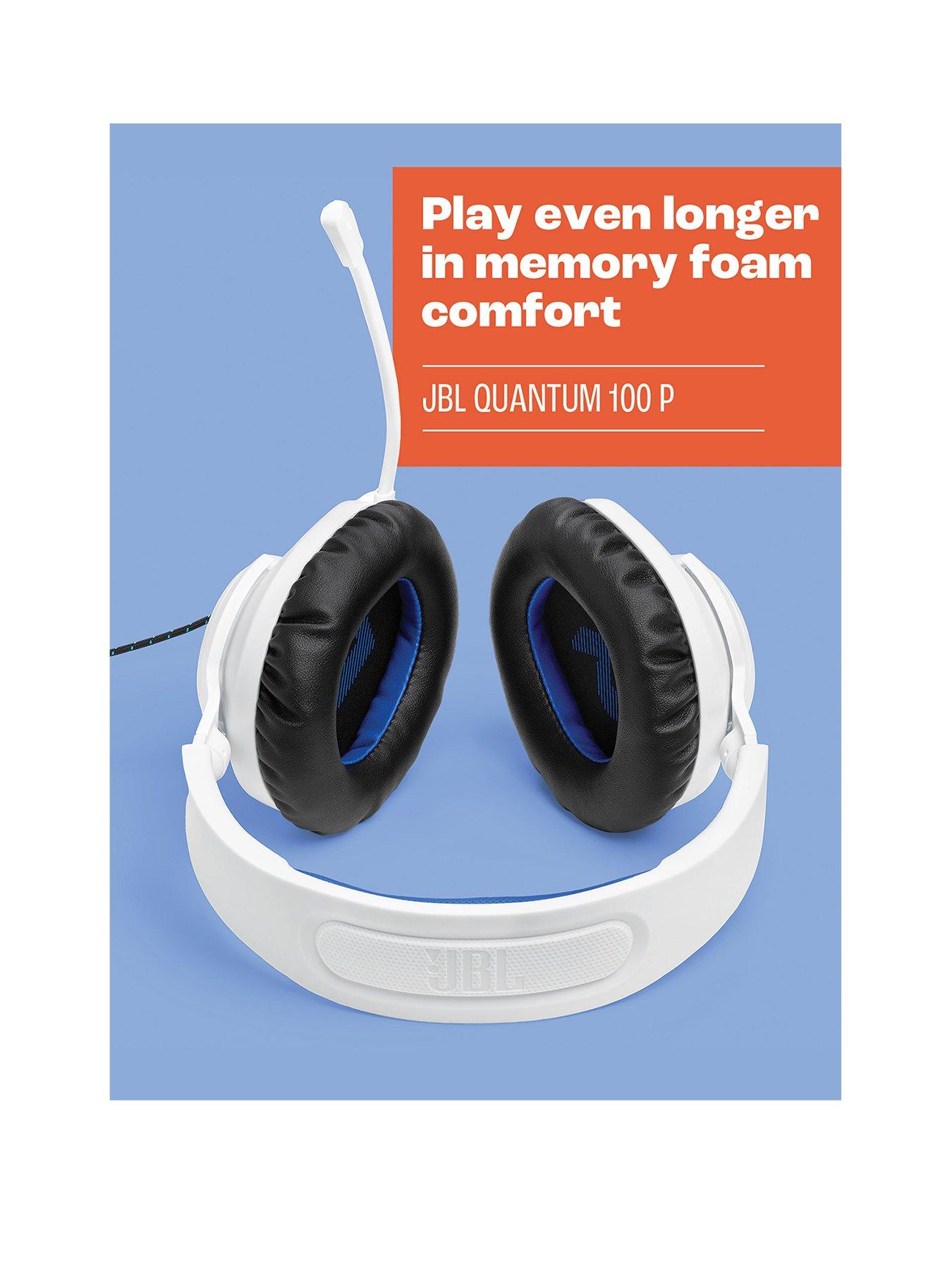  JBL Quantum 100 - Wired Over-Ear Gaming Headphones - Black,  Large : Video Games