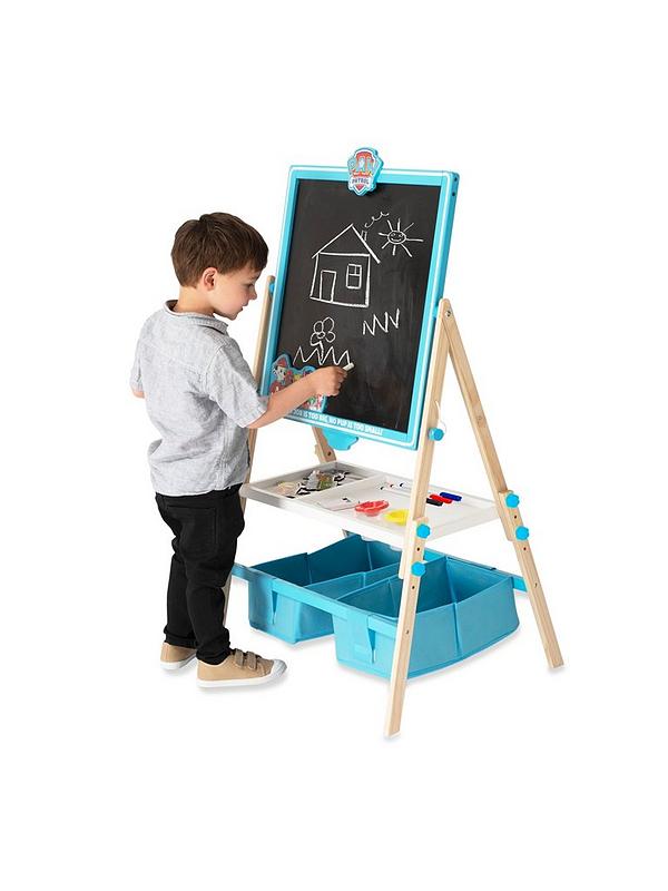 Image 1 of 7 of Paw Patrol Wooden Rotating Floor Standing Easel