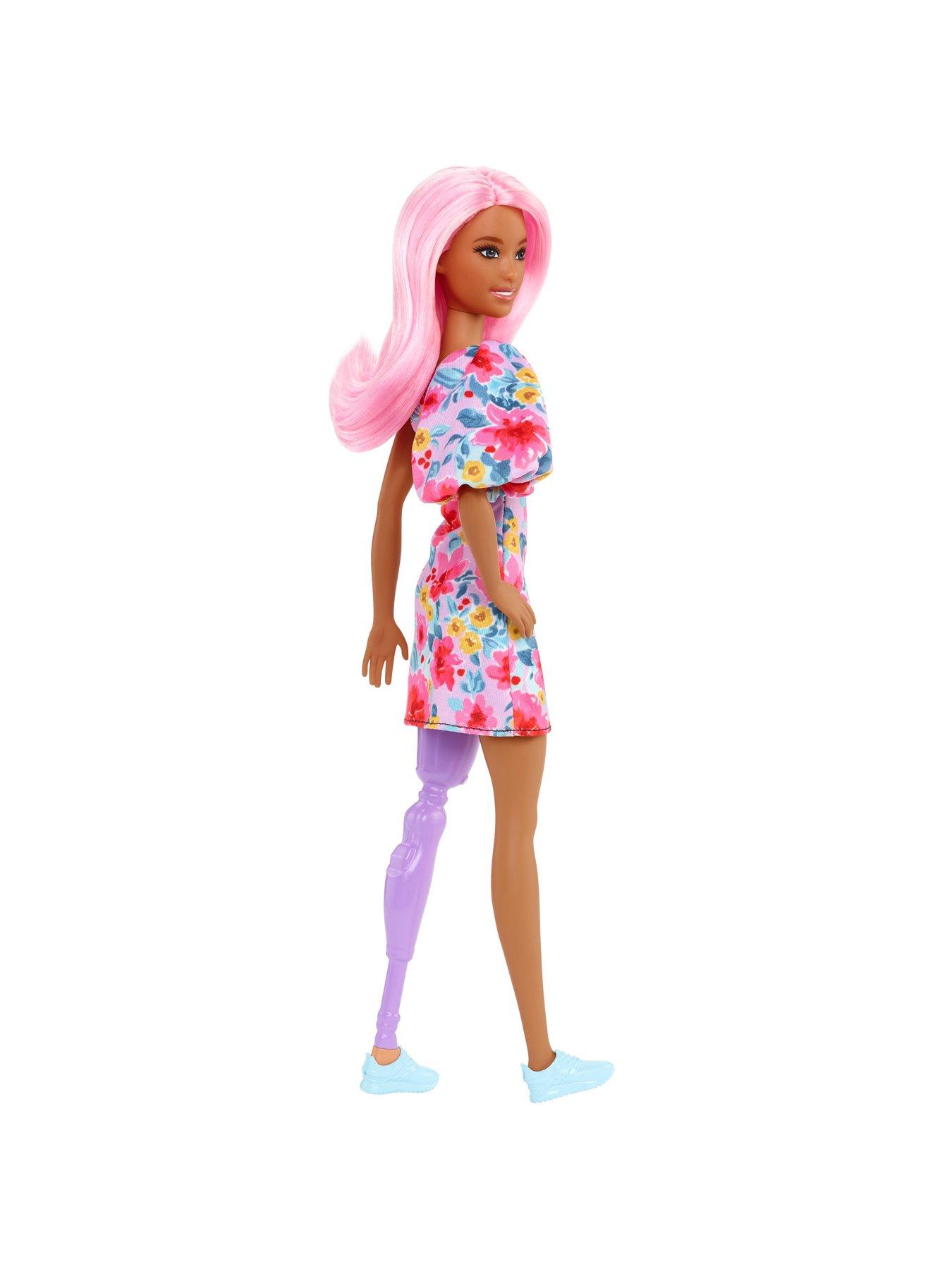 Barbie Fashionista Doll #189 - Floral One-Shoulder | Very.co.uk