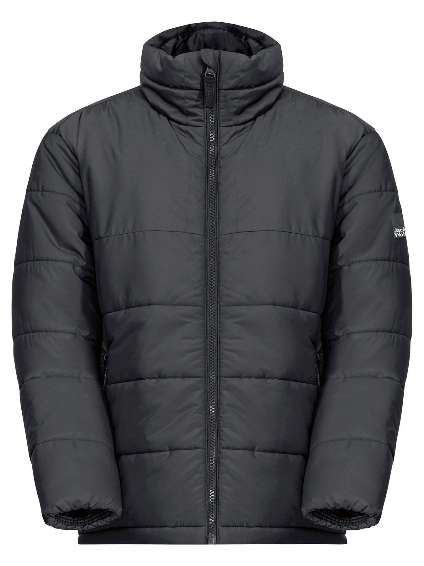 Jack Wolfskin Youth Insulated Padded Jacket - Black | very.co.uk