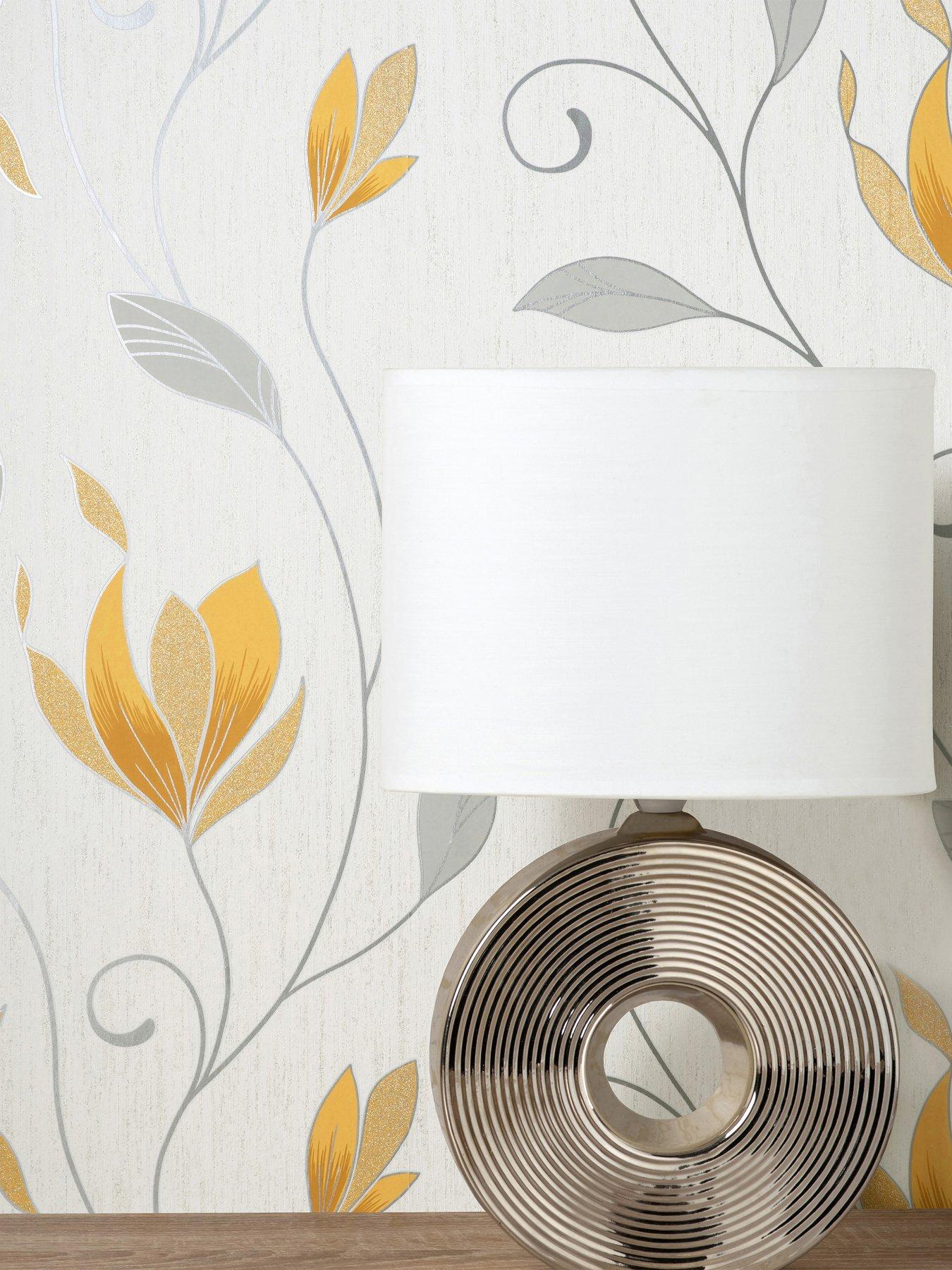 Product photograph of Crown Synergy Floral Sidewall Wallpaper from very.co.uk